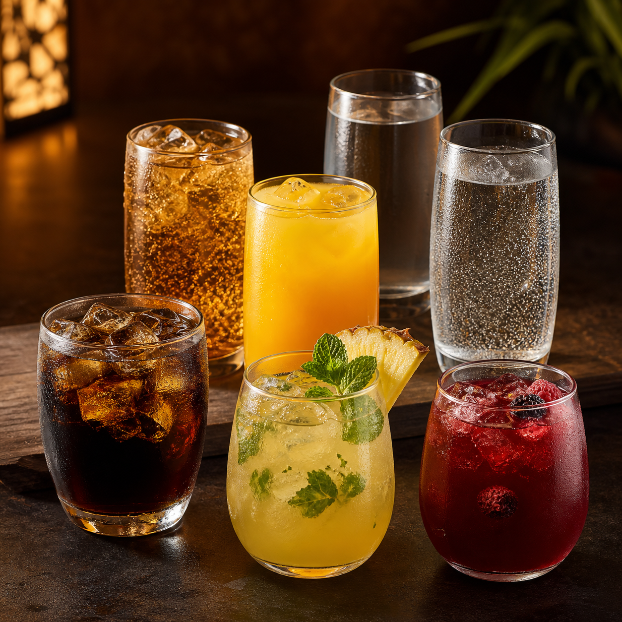 Suco de Abacaxi com Hortelã